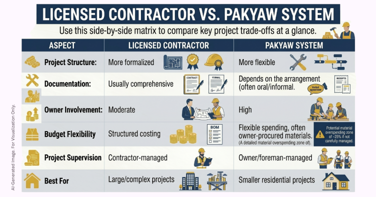 Licensed Contractor vs. Pakyaw System: Understanding Different ...
